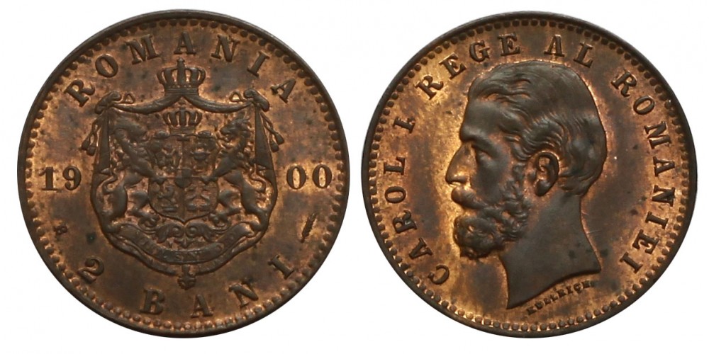Románia 2 bani 1900