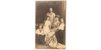 Ferenc Ferdinánd trónörökös és családja képeslap