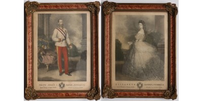 Ferenc József és Erzsébet királyné portréja, Winterhalter 1865