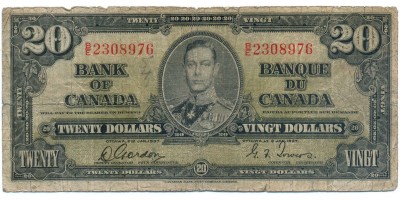 Kanada 20 dollár 1937