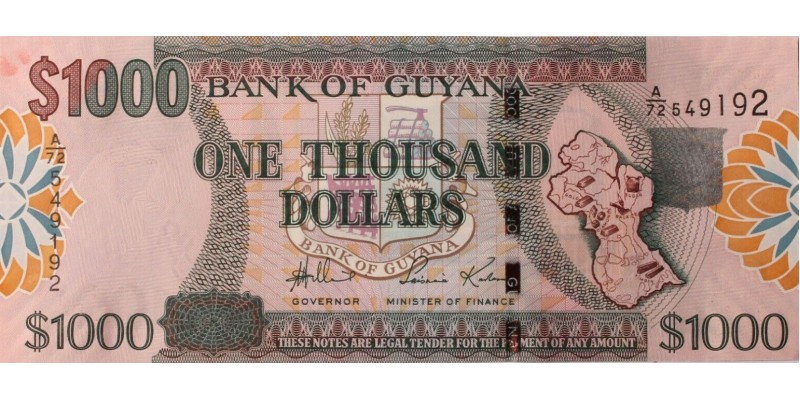 Guyana 1000 dollár (2006)
