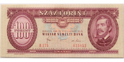 100 forint 1980