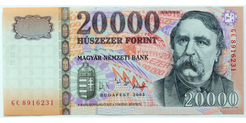 20000 forint 2005 GC