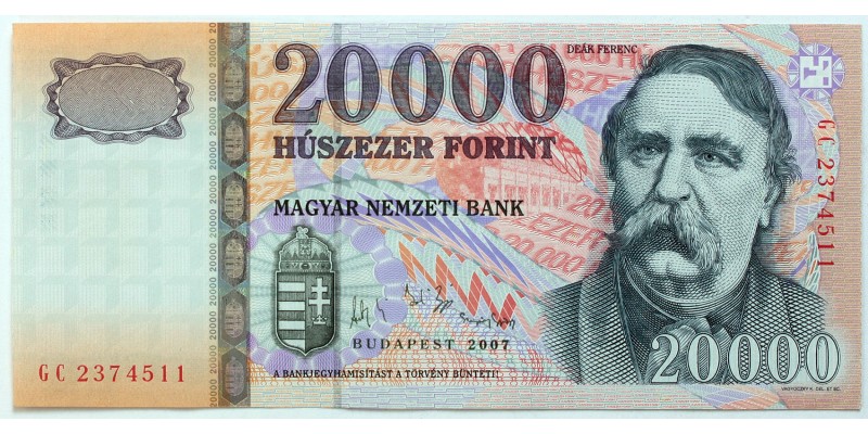 20000 forint 2007 GC