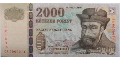 2000 Forint 1998 CA Minta