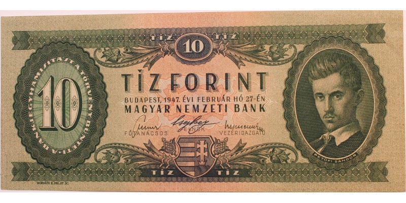 10 forint 1947
