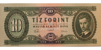 10 forint 1957