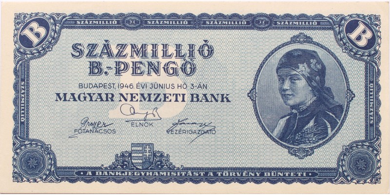 100 millió B-pengő 1946