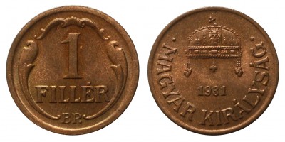 1 Fillér 1931